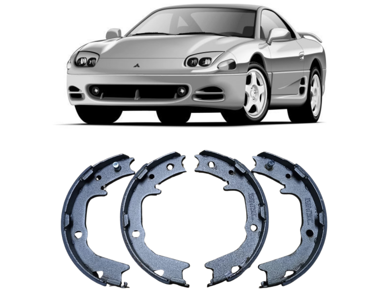 大割引 de Freio Sapata Lona Mão 3000 Mitsubishi MAZZICAR Traseiro 応援グッズ