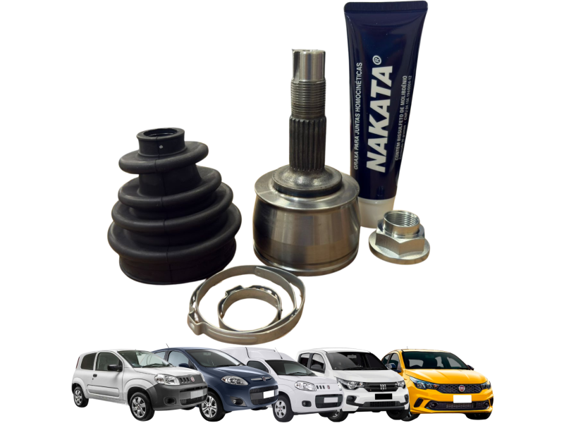 Junta Homocinética NAKATA Fiat Uno 1.0 Manual 2012 até 2016