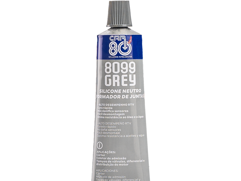Silicone Manutenção Cinza Alta Temperatura Car80 85Gr