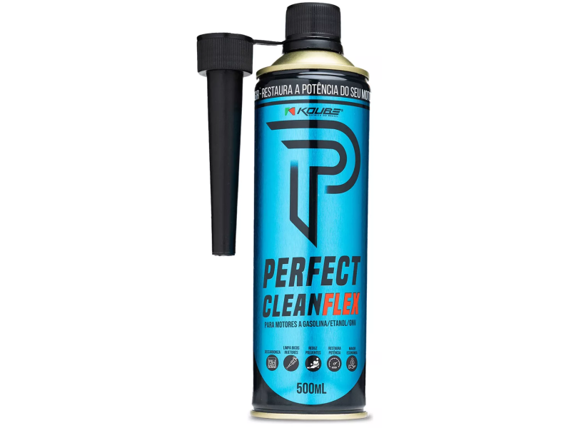 PerfectClean Flex Gasolina Etanol Gnv Limpa Bico Koube 500ml